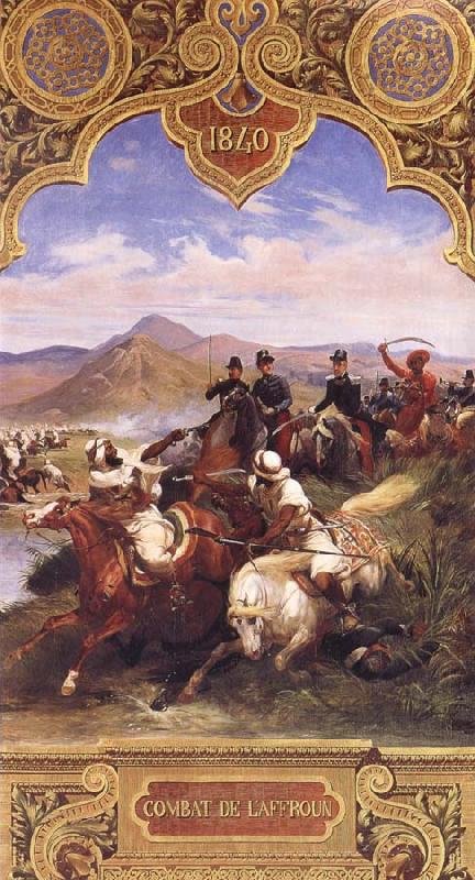 Horace Vernet The Battle Below the hills of Affroun